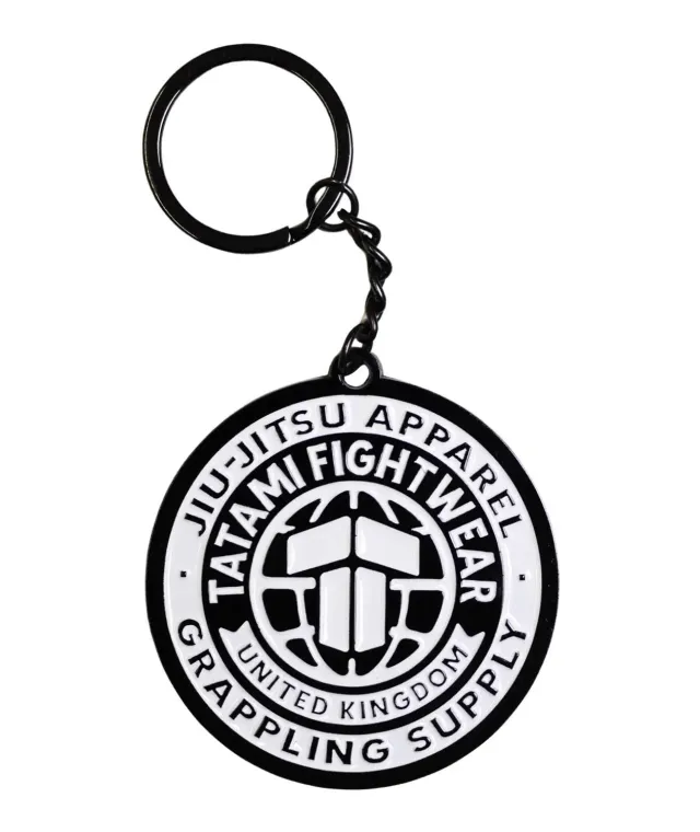 Tatami Fightwear Metal portachiavi metallo nero logo