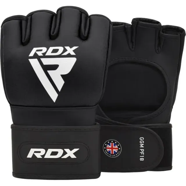 RDX PF1 guanti MMA grappling palmo aperto gel