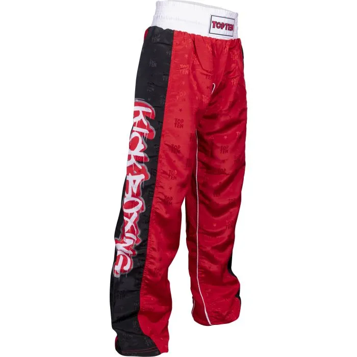 TOP TEN Prism Graffiti pantaloni kickboxing in poliestere