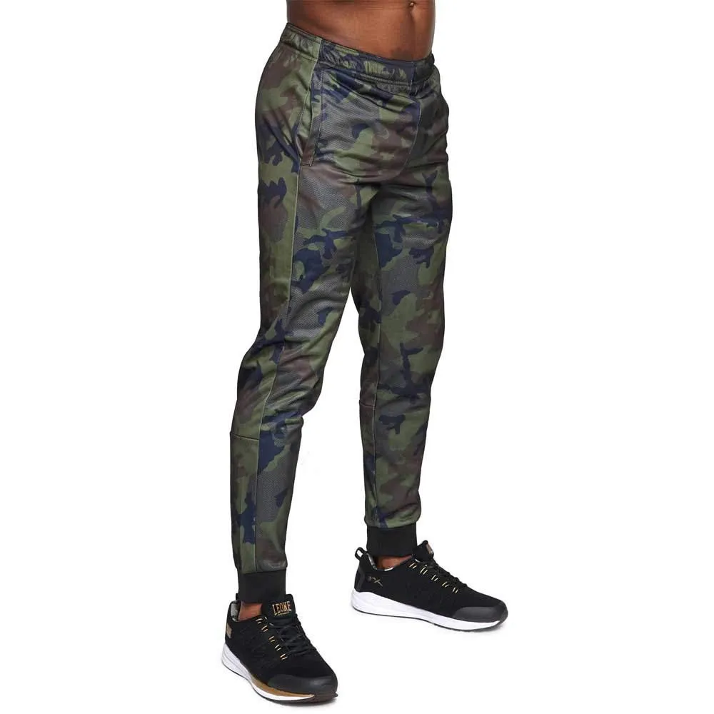 Leone1947 AB303 Pantaloni Tuta Camo polsini