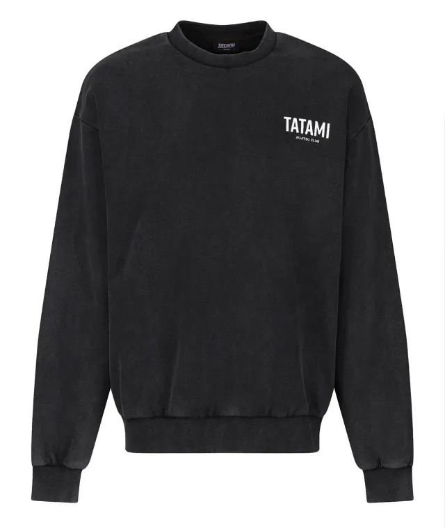 Tatami Fightwear JJ Club felpa oversize grigia stonewash