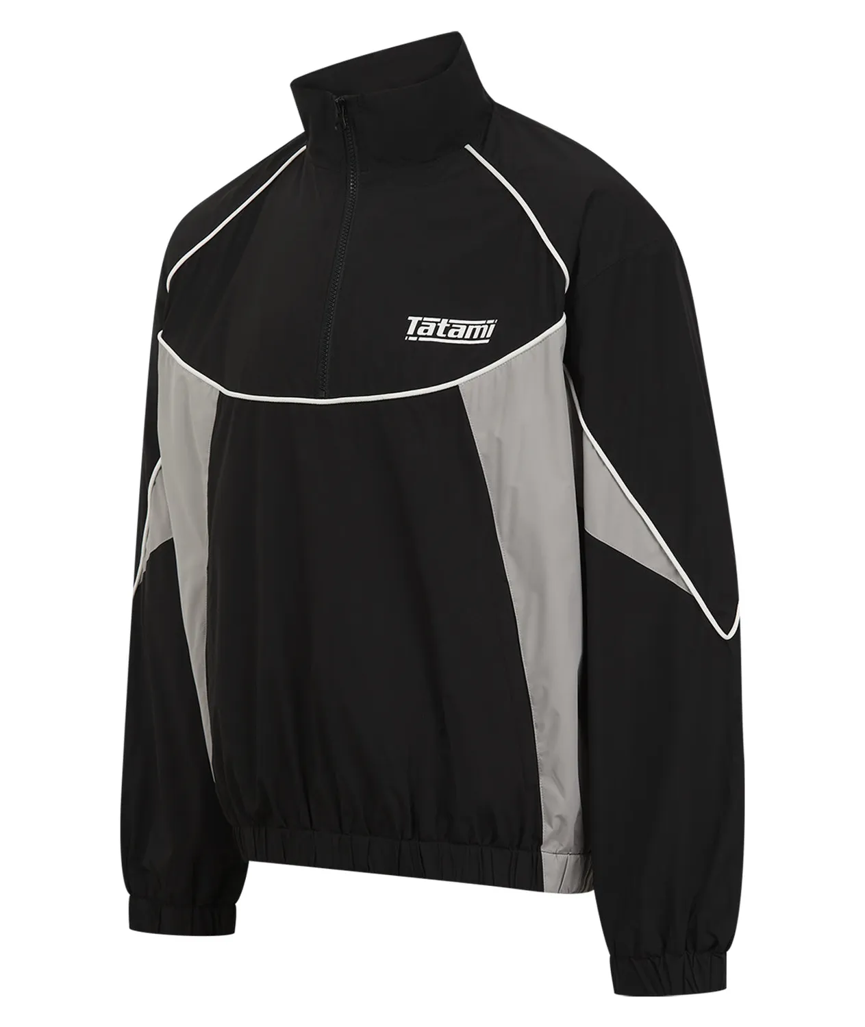 Tatami Tactic felpa half zip uomo nera grigia