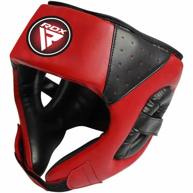 RDX F1 caschetto boxe bambini open face pelle