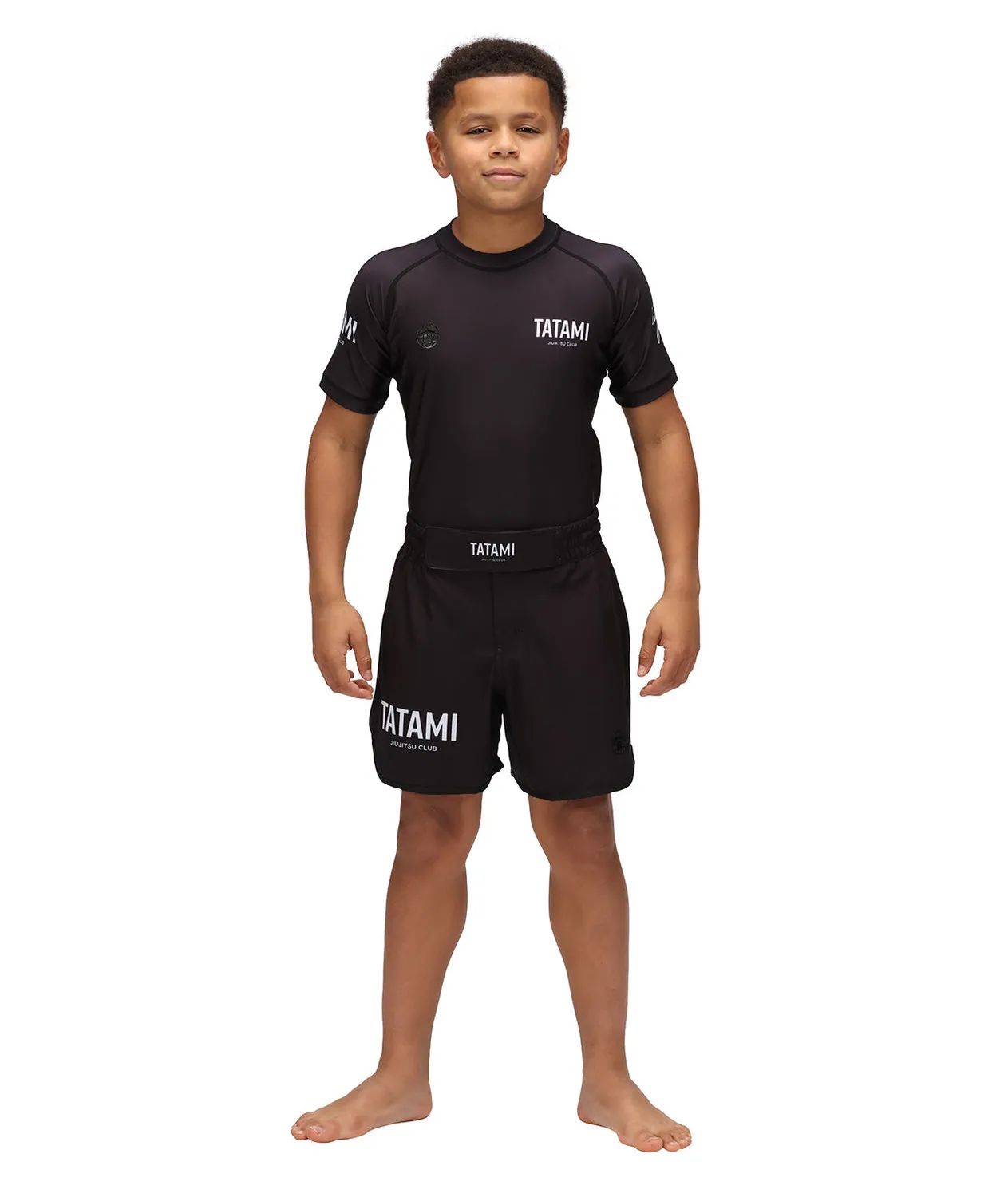 Tatami JJ Club Pantaloncini Grappling Bimbi Neri Leggeri