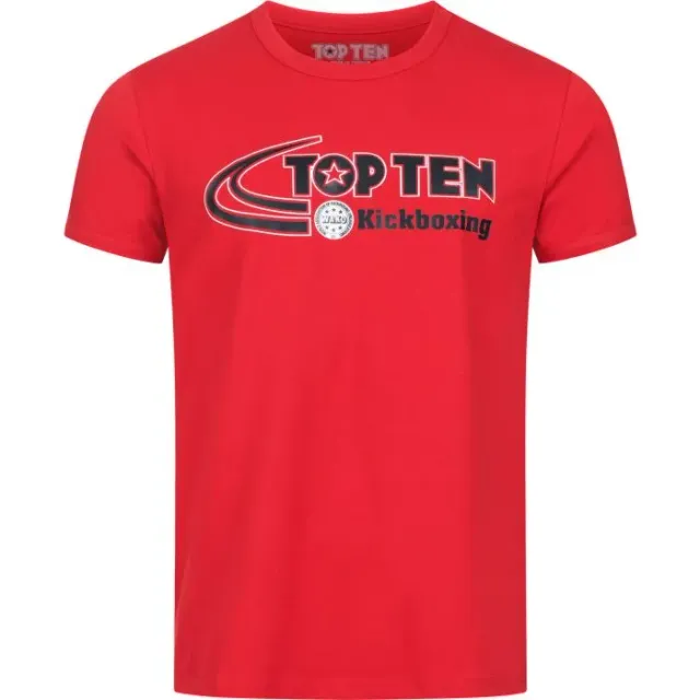 TOP TEN Elastic Kickboxing T-Shirt Cotone Elasticizzata