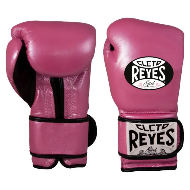 Cleto Reyes Girl guanti boxe 14 oz velcro pelle
