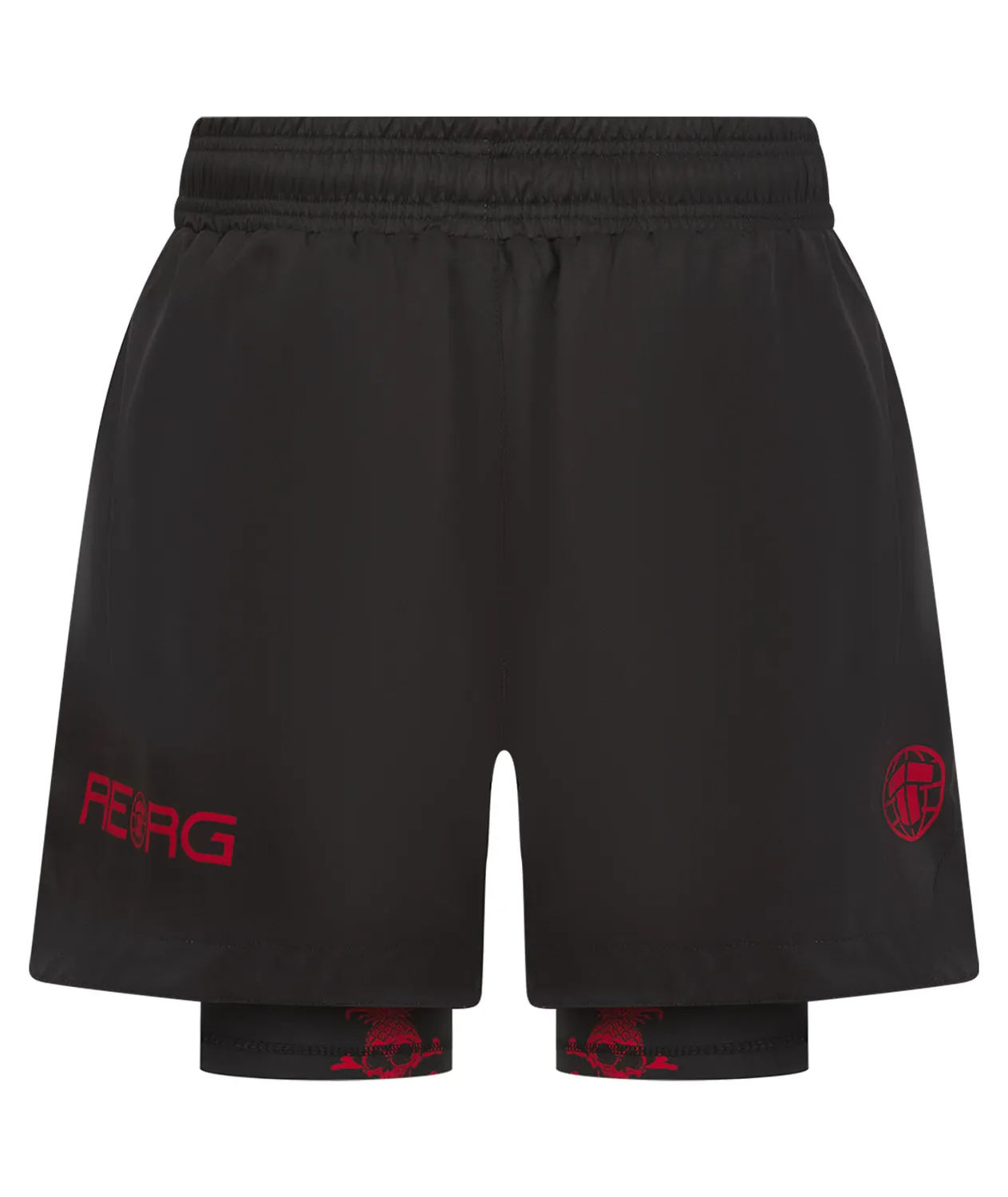 Tatami Reorg Hybrid Shorts Uomo Neri Rossi