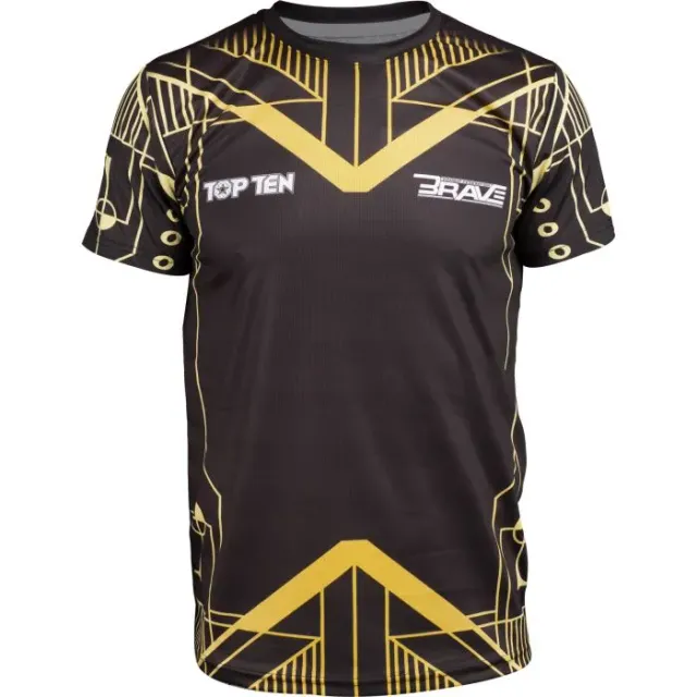 TOP TEN Brave T-Shirt MMA Fitness poliestere
