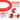 RDX B2 palla fitness con base antiscivolo pompa+elastici
