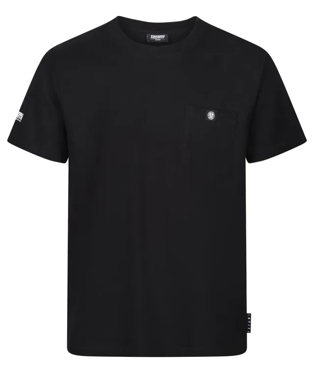 Tatami Pocket T-Shirt Nera L cotone