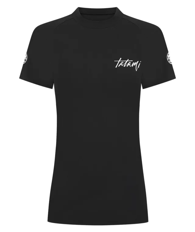 Tatami Rupture Rash Guard Nero Donna Maniche Corte
