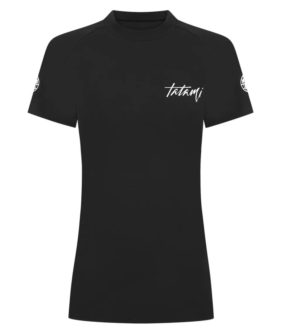 Tatami Rupture Rash Guard Nero Donna Maniche Corte