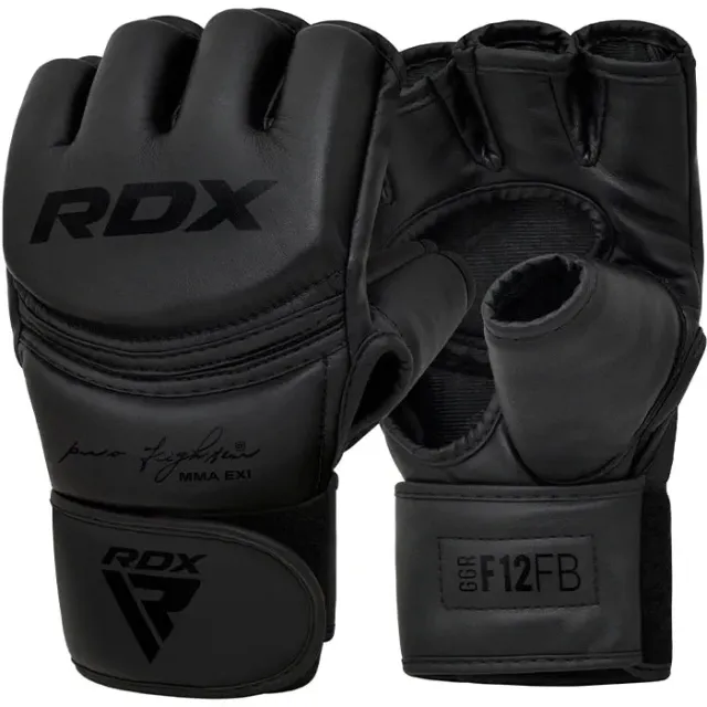 RDX GGR F-12 Plus Guanti MMA Grappling Pelle