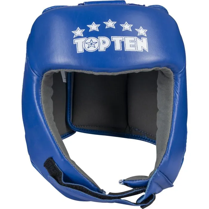 Top Ten Avantgarde casco boxe pelle vera IBA