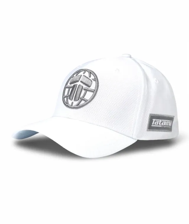 Tatami T Logo cappellino bianco grigio poliestere