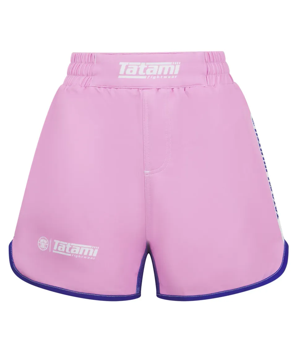 Tatami Contrast shorts grappling donna rosa navy riciclati