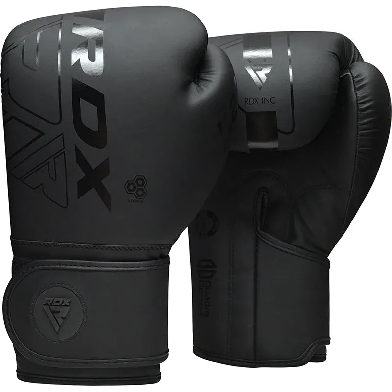 RDX F6 Kara guanti boxe neri 6 oz bimbi