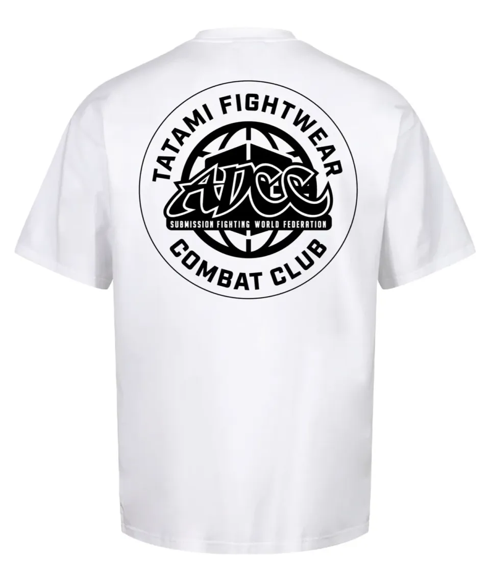 Tatami Fightwear ADCC Combat Club t-shirt cotone bianca