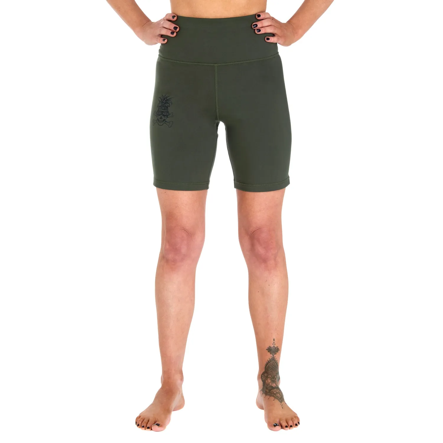 Tatami Fightwear REORG Pineapple Shorts Compressione Donna Kaki