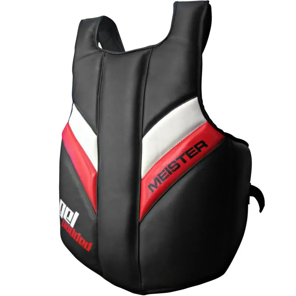 Meister Full Torso corpetto boxe nero gel petto addome