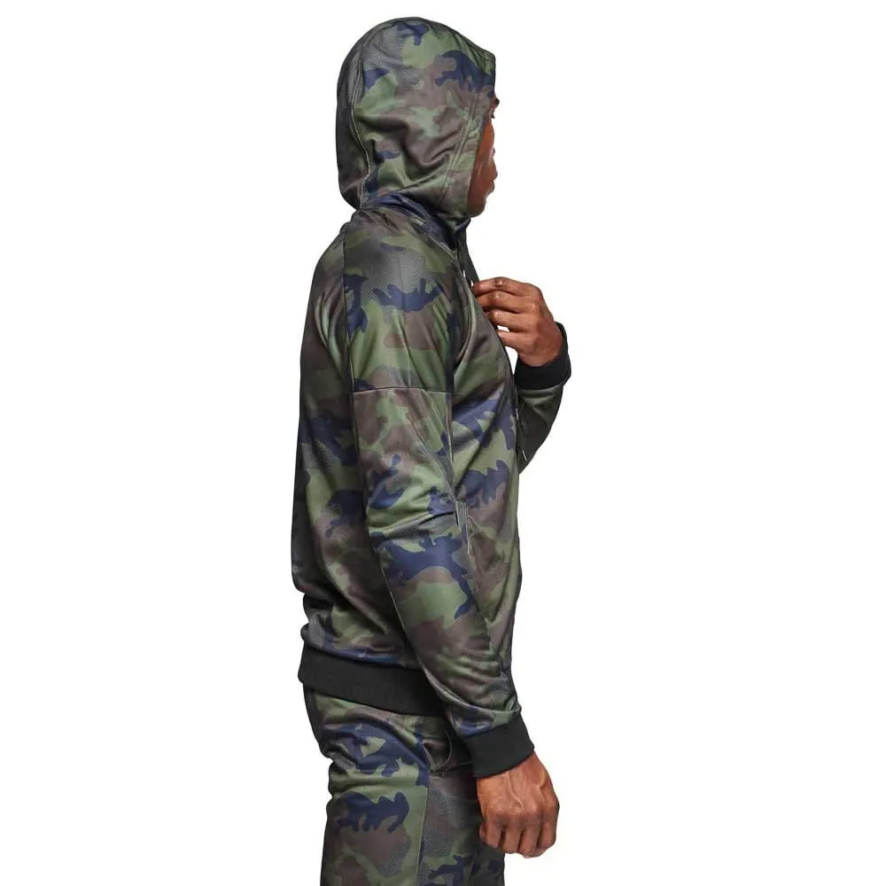 Leone1947 AB302 felpa camo verde L con zip