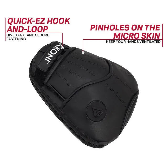 RDX T12 Akoni Pao Boxe Focus Pads Coppia Pelle