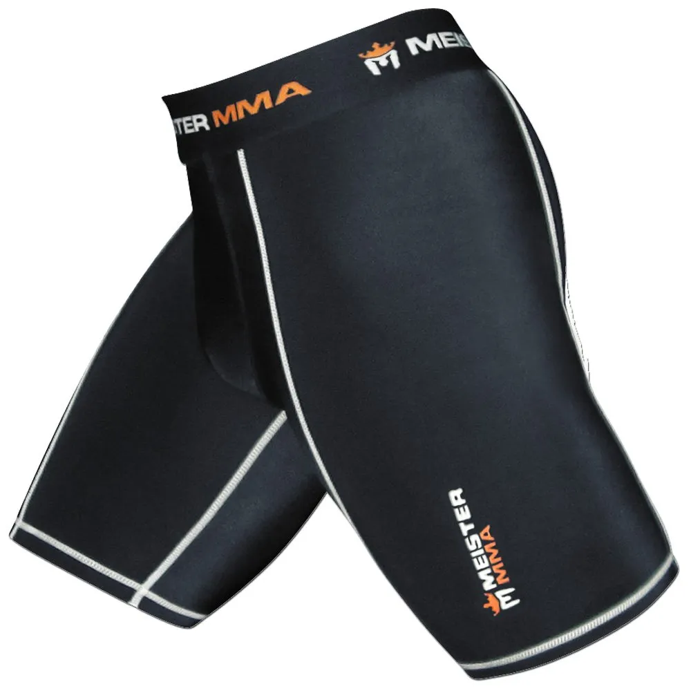 Meister Pantaloncini Compressione MMA Conchiglia Nero S