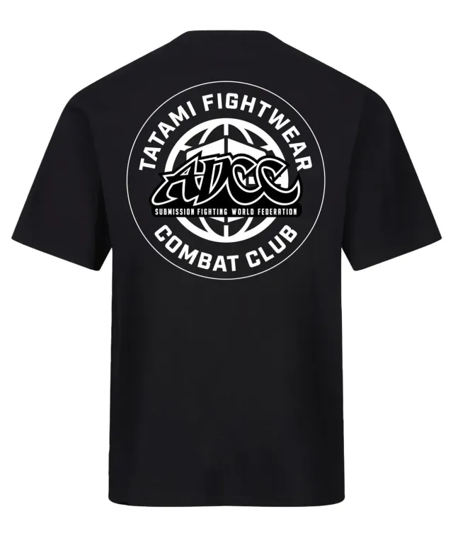 Tatami Fightwear ADCC Combat Club t-shirt nera oversize