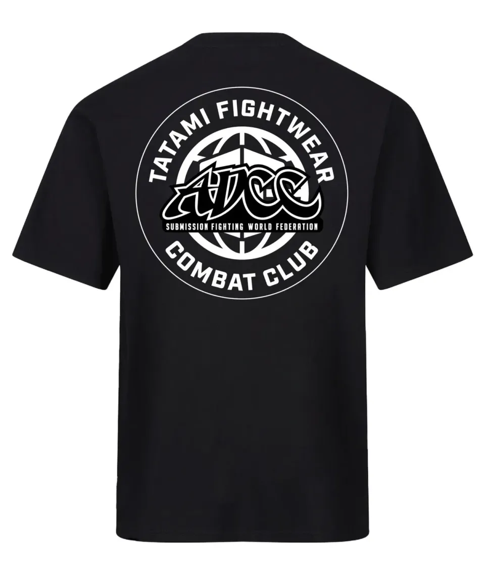Tatami Fightwear ADCC Combat Club t-shirt nera oversize