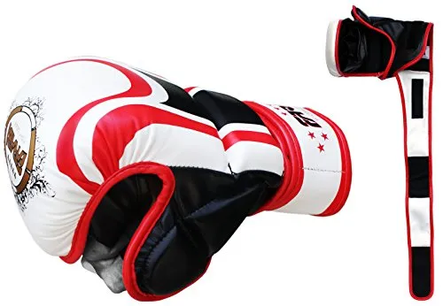 Farabi Sports Guanti MMA S/M Palmo Aperto Presa Lotta