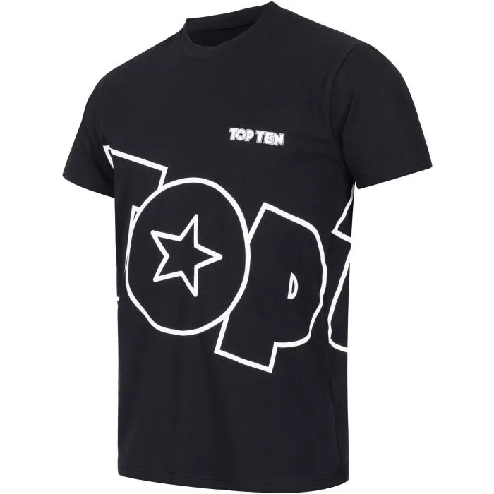 TOP TEN Climax t-shirt fitness in cotone elasticizzato