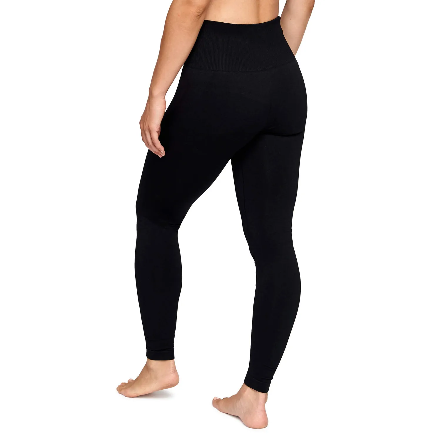 Leone1947 ABX125 leggings donna seamless nero vita alta
