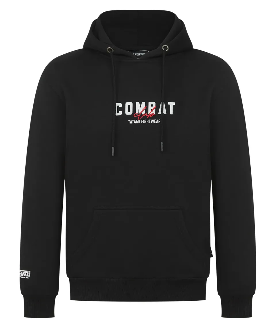 Tatami Combat Club Felpa Uomo Nera con Cappuccio