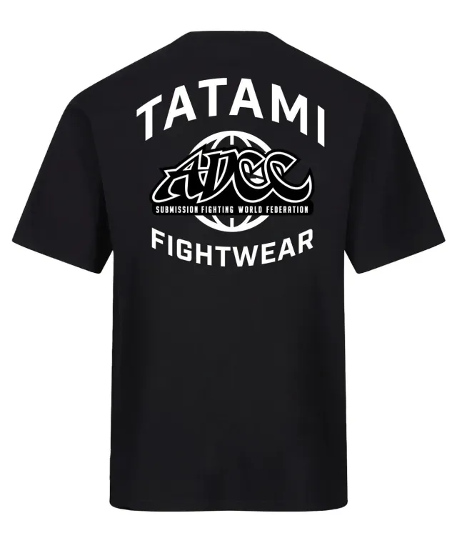 Tatami ADCC T-Shirt Oversize Nera Cotone Uomo