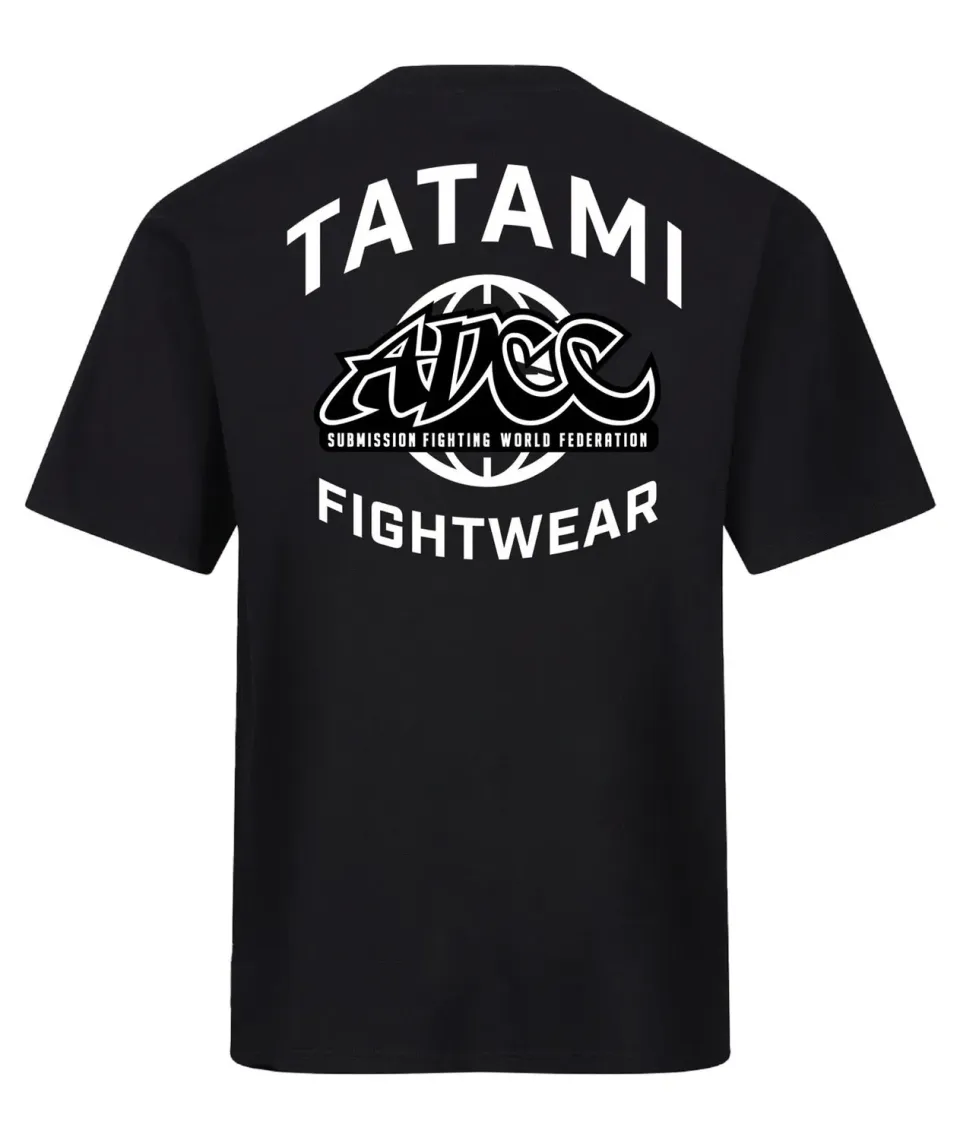 Tatami ADCC T-Shirt Oversize Nera Cotone Uomo