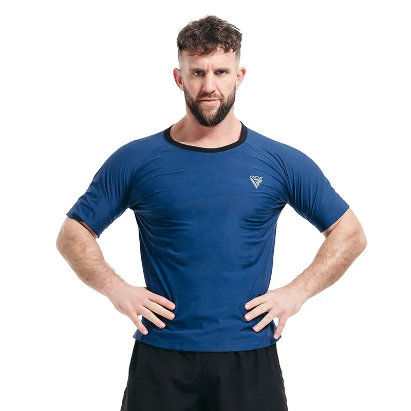 RDX M1 T-Shirt Sauna Uomo Nera L Elasticizzata