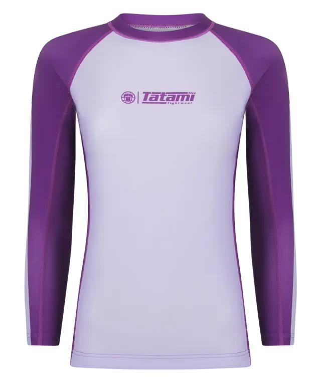 Tatami Contrast rash guard donna manica lunga berry