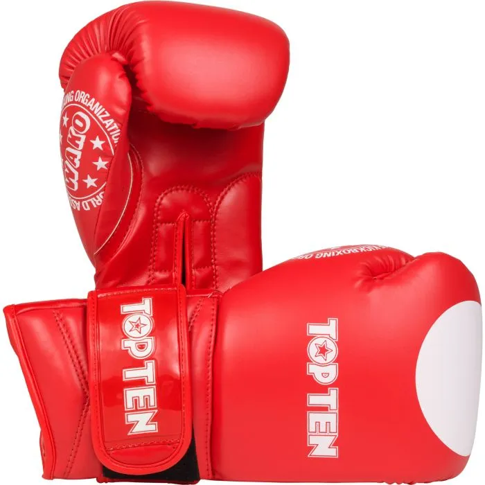 TOP TEN Signet WAKO GT guanti boxe 10 oz pelle sintetica