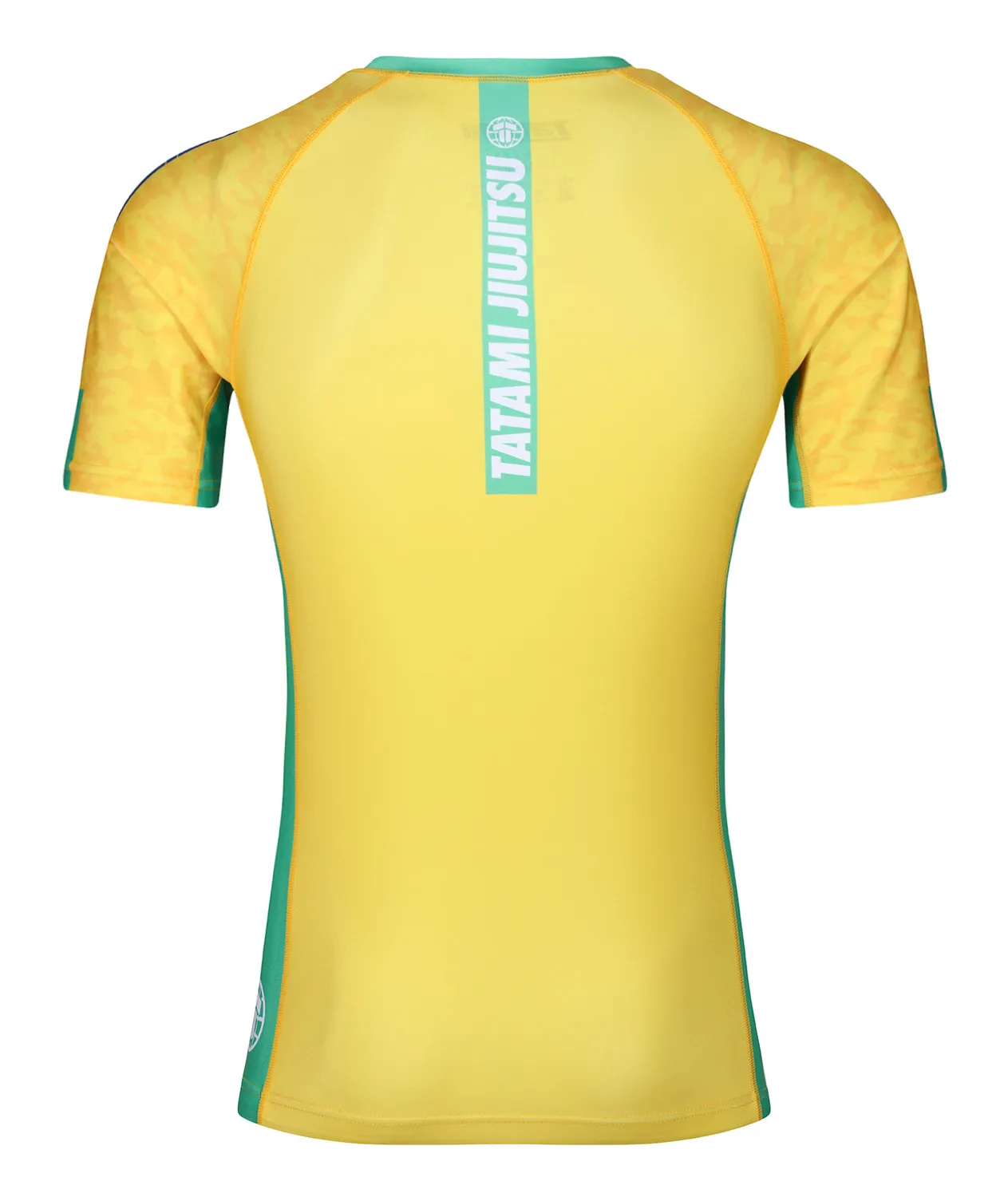 Tatami Abstract rash guard uomo gialla Brasile