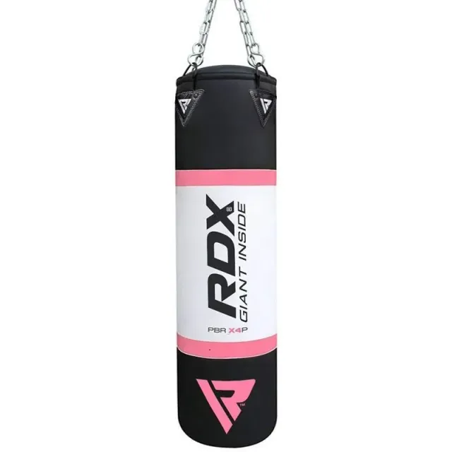 RDX X4 sacco boxe 4ft set 4in1 pelle