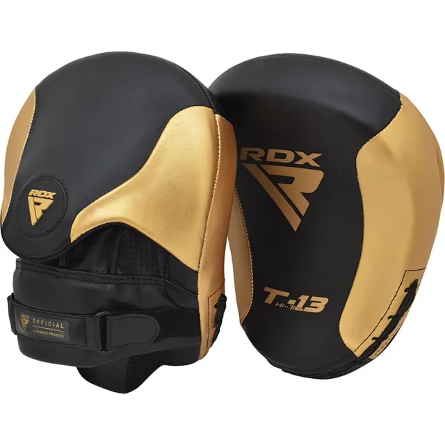 RDX T13 Focus Pad Pugilato Nero Oro Resistente