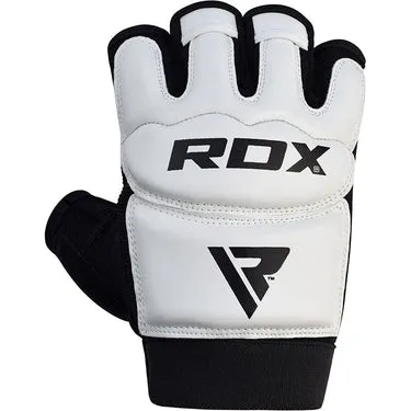 RDX T2 Guantini Taekwondo Bianchi Protezione Nocche