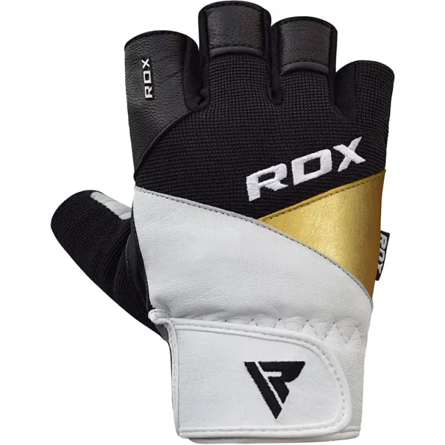 RDX S11 Guanti Palestra Pelle Mezza Dita Uomo
