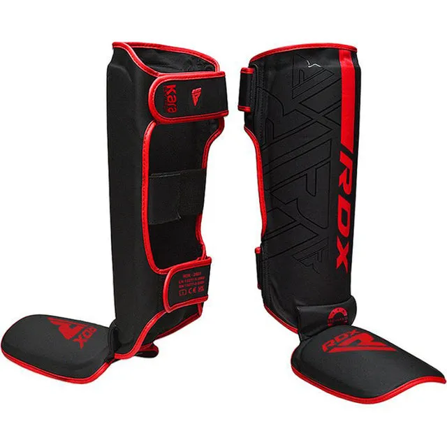 RDX F6 Kara Paratibia Muay Thai Pelle Collo Piede