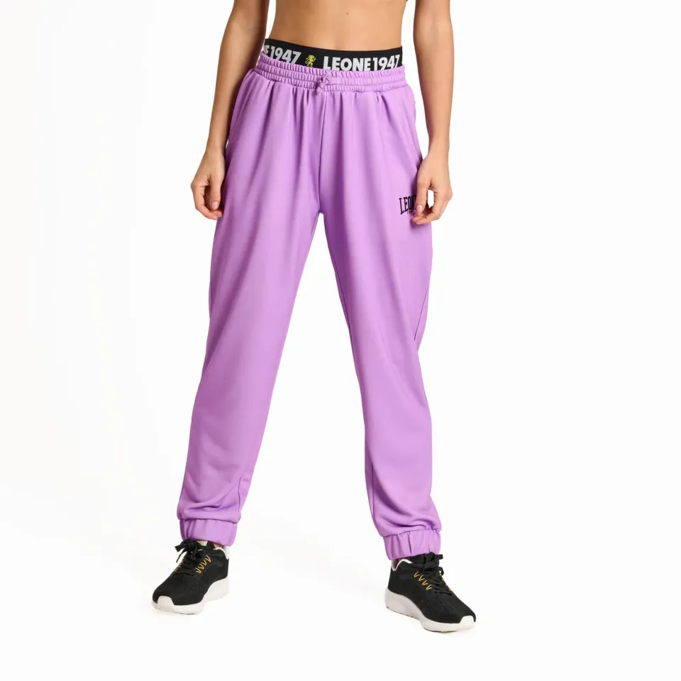 Leone1947 ABX214 pantalone tuta donna violetto jogger