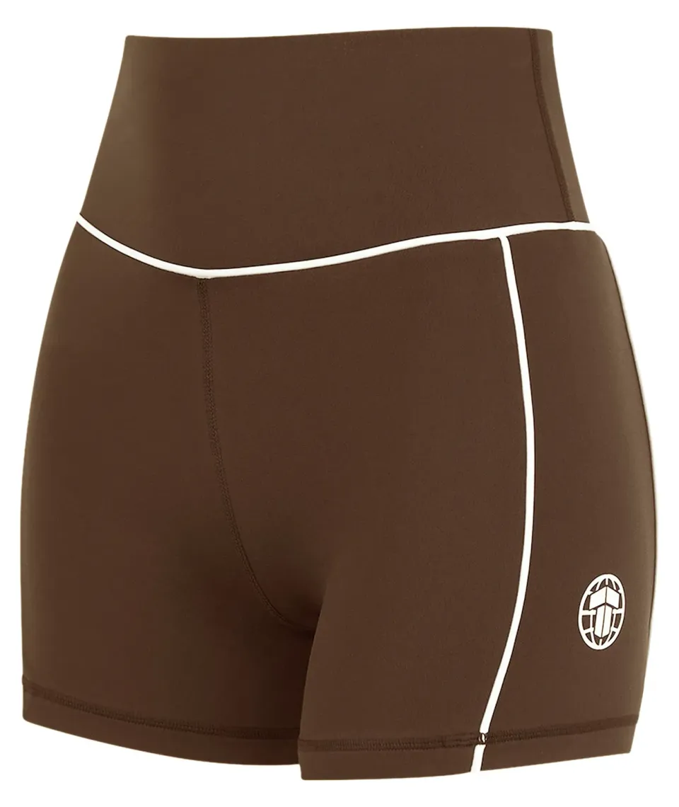 Tatami Contour shorts compressione donna marroni
