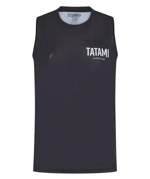 Tatami Fightwear JJ Club Tank canotta nera traspirante