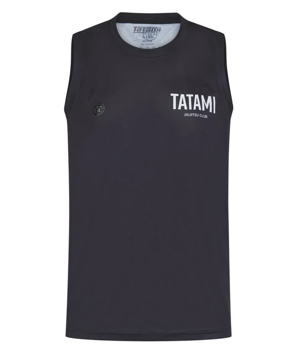 Tatami Fightwear JJ Club Tank canotta nera traspirante