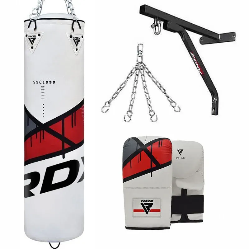 RDX F7 Sacco Boxe 120cm con Guanti e Staffa Riempito