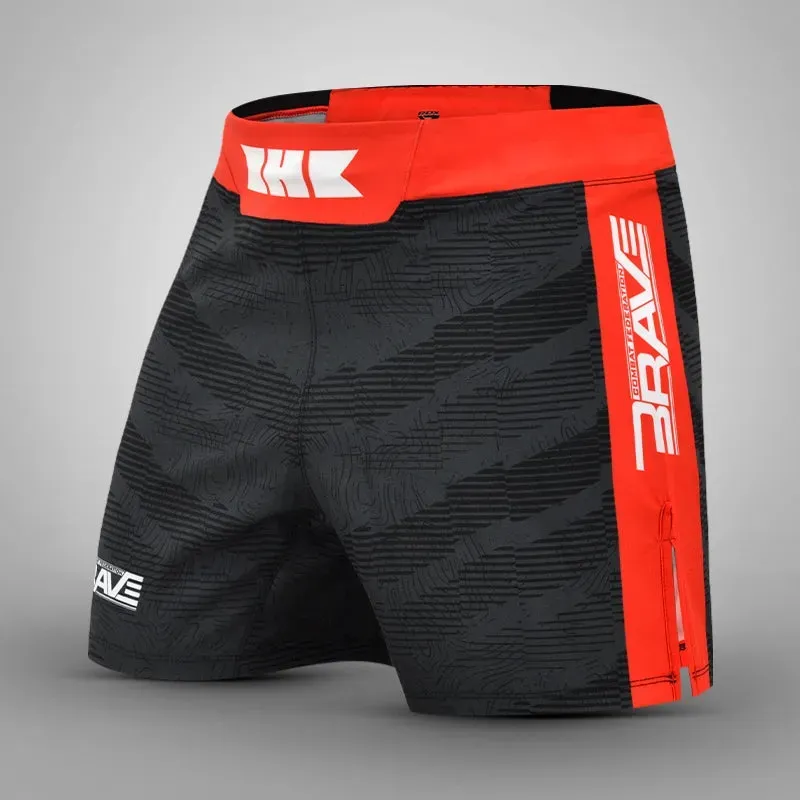 RDX Brave B1 pantaloncini MMA microelastic